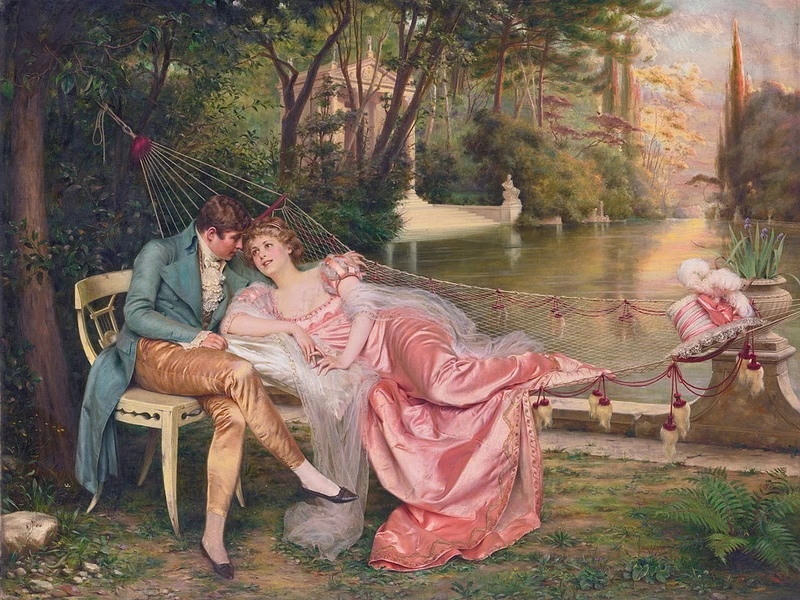 1858-Frédéric Soulacroix - Corteggiamento